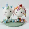 Picture of Unicorn Wedding Cake Topper, Cute Wedding Cake Topper