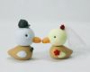 Picture of French & Korea Duck Wedding Cake Topper, Cute Bride & Groom Duck Cake Topper