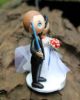 Picture of Star Wars Inspired Wedding Cake Topper, Custom Gift for groom
