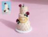 Picture of Custom Wedding Cake Ornament, Personalized Keepsake Wedding Cake Replica
