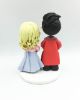 Picture of Traditional Chinese and Korea Wedding Cake Topper, Hanbok bride and Hanfu groom wedding
