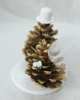 Picture of Gold Anniversary Cake Topper, Pinecone wedding cake topper