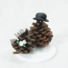 Picture of Pinecone Wedding Cake Topper, Rustic wedding theme