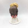 Picture of Kissing Bride & Groom Wedding Figurine, Elopement Wedding Cake Topper, Wedding anniversary gift idea