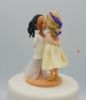 Picture of Bride and Bride Wedding Cake Topper,  Wedding Theme Cake Topper