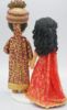 Picture of Indian Wedding Cake Topper, Red & Gold Wedding cake topper