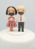 Picture of 10 Years Anniversary Wedding Cake Topper, Dusty Rose Wedding Theme