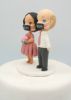 Picture of 10 Years Anniversary Wedding Cake Topper, Dusty Rose Wedding Theme