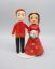 Picture of Chinese Wedding Cake Topper, Bride and Groom in Red dress cake topper