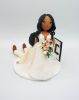 Picture of UFC Fan Wedding Cake Topper, Funny Bride & Groom Topper