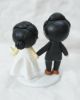 Picture of Mini Animal Crossing wedding cake topper, SIMPLE STYLE, ACNL villager wedding theme