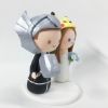 Picture of Thor groom and Pokemon bride wedding cake topper, Avengers inspire wedding