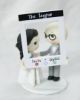 Picture of The League wedding cake topper, Online Dating wedding cake topper, story teller topper