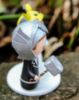 Picture of Thor groom & Pikachu bride Wedding Cake Topper, Movie inspire wedding theme, Game Commission Wedding topper