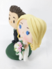 Picture of Funko Pops Bride & Groom Wedding Cake Topper, Green Wedding Theme