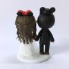 Picture of Nerdy Mickey & Minnie Lover Wedding Cake Topper