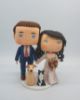 Picture of Custom Wedding Funko Pop with dogs, Anniversary Gifts for Funko Pop lover, pop figures gift