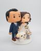 Picture of Funko Pop Wedding Cake Topper with Dog & Cat, Perfect Gift for Funko Pop Fans and Pet Lovers
