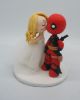 Picture of Deadpool Wedding Cake Topper,  Wedding Gift for Superhero & Marvel Fans