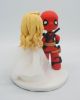 Picture of Deadpool Wedding Cake Topper,  Wedding Gift for Superhero & Marvel Fans