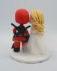 Picture of Deadpool Wedding Cake Topper,  Wedding Gift for Superhero & Marvel Fans