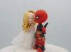 Picture of Deadpool Wedding Cake Topper,  Wedding Gift for Superhero & Marvel Fans