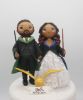 Picture of Harry Potter Inspired Wedding Cake Topper with Golden Snitch, Custom Wedding Gifts for Harry Potter Fans
