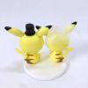 Picture of Pikachu Bride & Groom Wedding Cake Topper, Pokemon Inspired Cake Topper