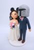 Picture of Mandalorian Wedding Cake Topper, Star Wars & Mickey Wedding Cake Topper, Pink Wedding theme