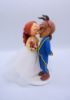 Picture of Beauty and the Beast Wedding Cake Topper, Beautiful Bride & the Beast Groom Topper, Disney Princess Cake Topper