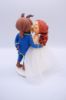 Picture of Beauty and the Beast Wedding Cake Topper, Beautiful Bride & the Beast Groom Topper, Disney Princess Cake Topper