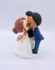 Picture of Family Wedding Cake Topper, Bride and Groom with Flower Girl Topper