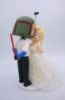 Picture of Bounty Hunter Wedding Cake Topper, Star Wars Fan Wedding Cake Topper