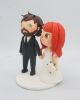 Picture of Custom Animal Crossing Wedding Cake Topper,  Unique Anniversary Gifts for Gamers