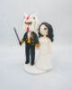 Picture of Gundam Wedding Cake Topper, Gundam Groom Clay Miniature