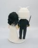 Picture of Gundam Wedding Cake Topper, Gundam Groom Clay Miniature