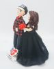 Picture of Emo Pop Punk Till Death Wedding Cake Topper, U.S.-Canadian Wedding Cake Topper