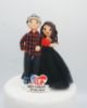 Picture of Emo Pop Punk Till Death Wedding Cake Topper, U.S.-Canadian Wedding Cake Topper