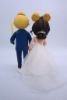 Picture of Minnie Bride & Star Wars Groom Wedding Cake Topper, Disney Fans and Star Wars fan wedding gift