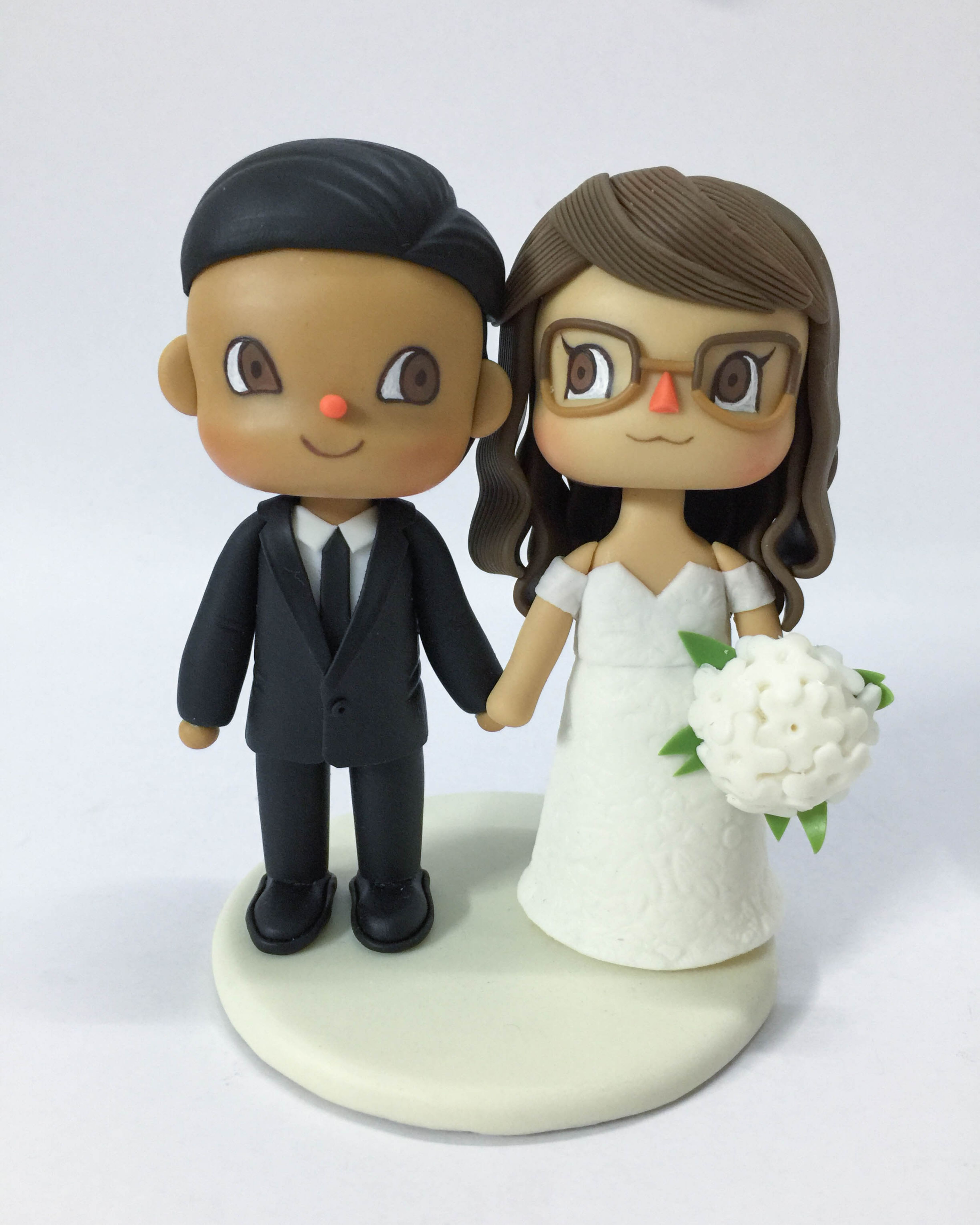 Picture of Animal Crossing Wedding Cake Topper, Villager Figurine Wedding Couple, Wedding Gift for Gamers