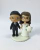 Picture of Animal Crossing Wedding Cake Topper, Villager Figurine Wedding Couple, Wedding Gift for Gamers