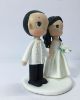 Picture of Barong Tagalog Wedding Cake Topper, Filipino Wedding Clay Figurine