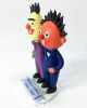 Picture of Gay Wedding Cake Topper, Bert & Ernie Wedding Cake Topper, Blue & Purple Wedding theme