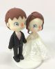 Picture of Mini Animal Crossing Wedding  Cake Topper, Custom Villager Figurine Wedding Topper
