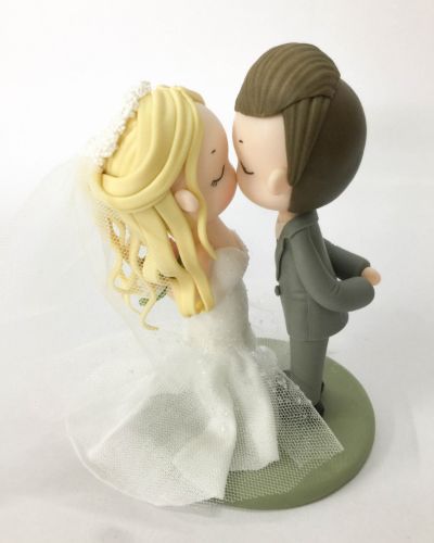 Picture of Beautiful Wedding Cake Topper, Sparkle & Shine Mermaid Wedding Dress figurine