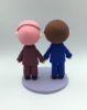 Picture of Gay Animal Crossing Wedding Cake Topper, Same Sex Game Commission Cake Topper