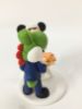 Picture of Minnie Mouse Bride & Yoshi Groom Wedding Cake Topper, Cartoon Character Wedding Figurine, Disney Wedding Theme