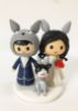 Picture of Totoro Wedding Cake Topper with Cat, Studio Ghibli Wedding Theme