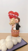 Picture of Hot-Air Balloon Wedding Cake Topper, Outdoor Theme Wedding Cake Topper, Destination wedding theme