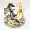 Picture of Dragon fantasy wedding cake topper, Dragon couple wedding cake topper, fantasy wedding cake topper